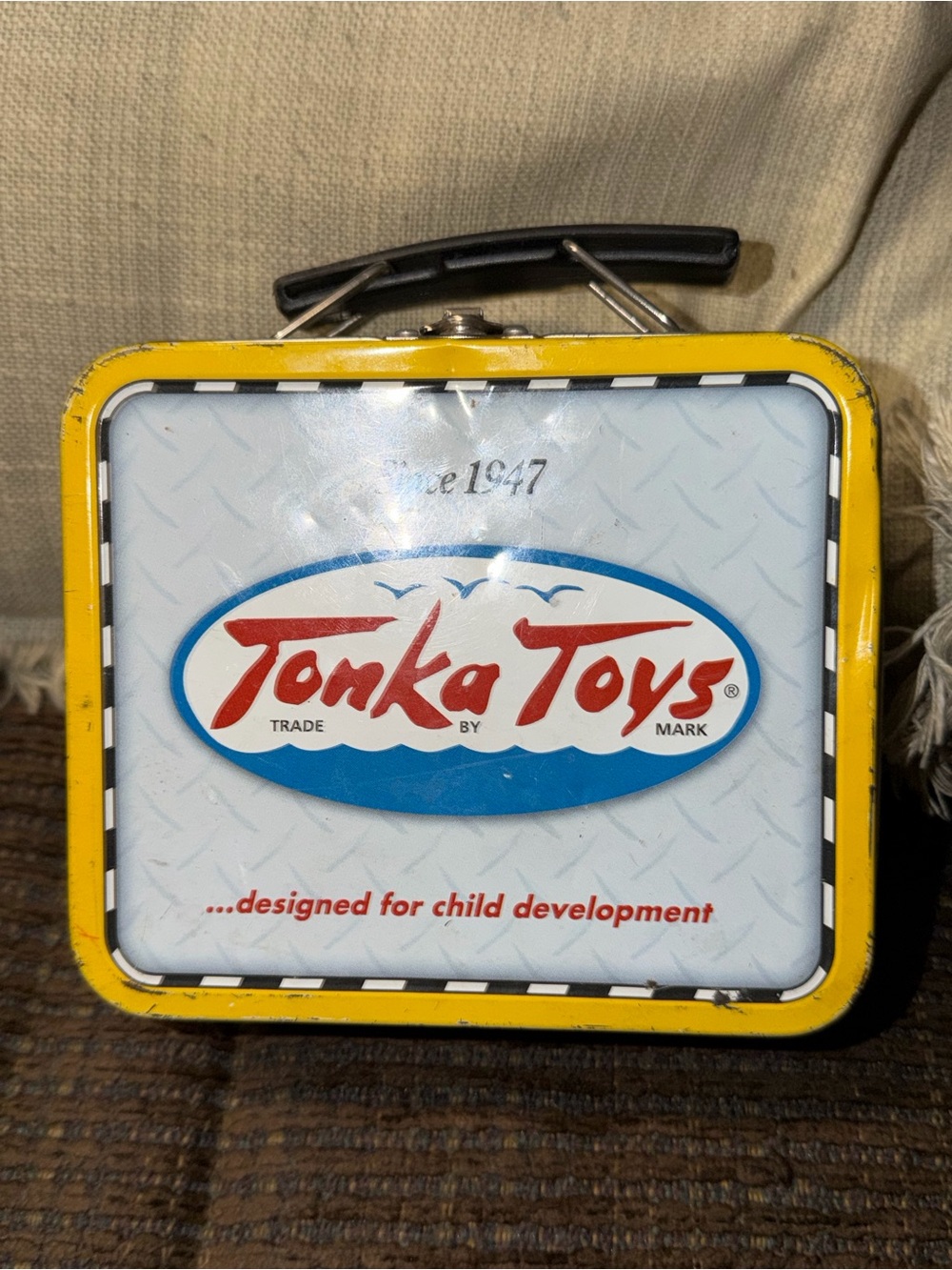 Tonka Toys Hasbro 1999 Mini Lunchbox Storage Collectible 90’s Vintage Used Pre O